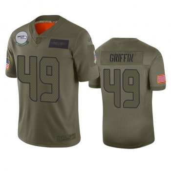 Seattle Seahawks Shaquem Griffin Camo 2019 Salute to Service Limited Jersey