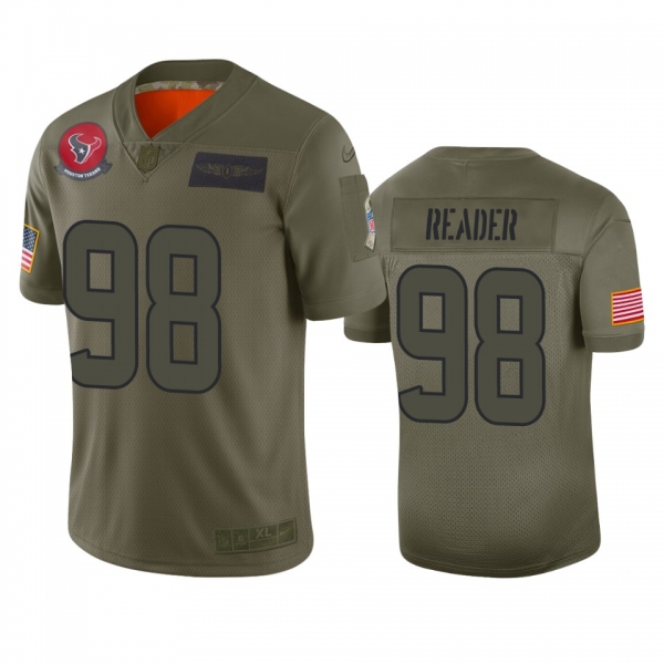 Houston Texans D.J. Reader Camo 2019 Salute to Service Limited Jersey