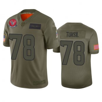 Houston Texans Laremy Tunsil Camo 2019 Salute to Service Limited Jersey