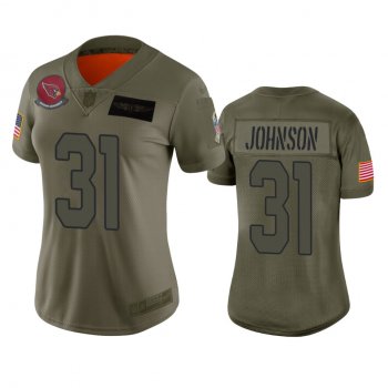 Women's Arizona Cardinals David Johnson Camo 2019 Salute to Service Limited Jersey