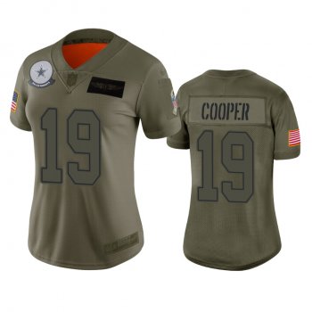 Women's Dallas Cowboys Amari Cooper Camo 2019 Salute to Service Limited Jersey