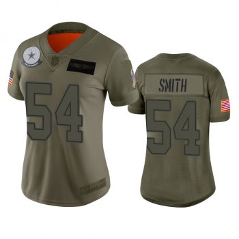 Women's Dallas Cowboys Jaylon Smith Camo 2019 Salute to Service Limited Jersey