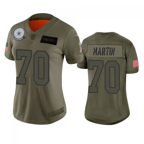 Women's Dallas Cowboys Zack Martin Camo 2019 Salute to Service Limited Jersey