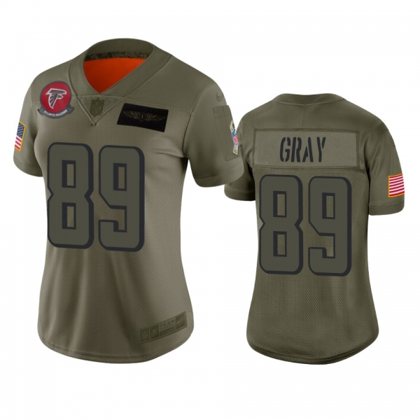 Women's Atlanta Falcons Alex Gray Camo 2019 Salute to Service Limited Jersey