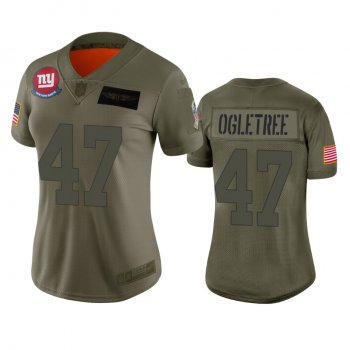 Women's New York Giants Alec Ogletree Camo 2019 Salute to Service Limited Jersey