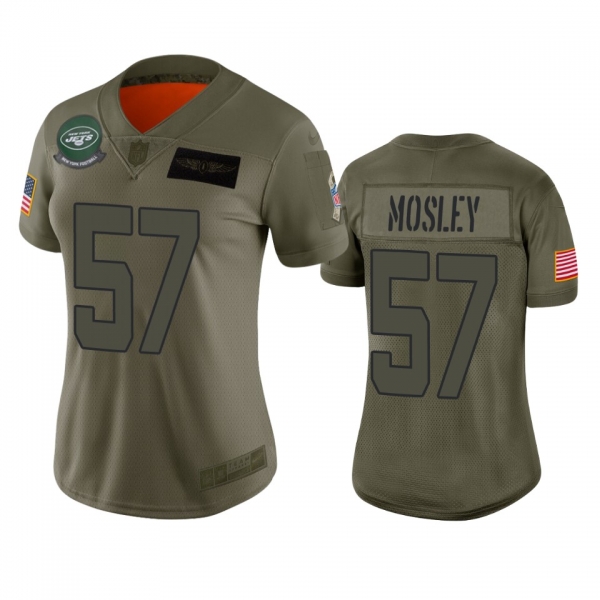 Women's New York Jets C.J. Mosley Camo 2019 Salute to Service Limited Jersey