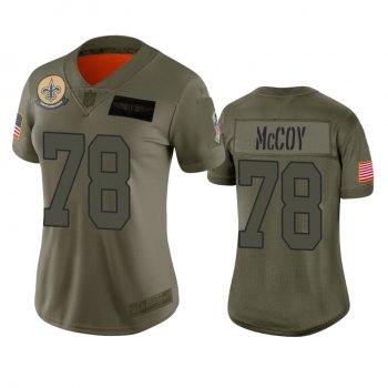 Women's New Orleans Saints Erik McCoy Camo 2019 Salute to Service Limited Jersey