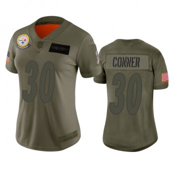 Women's Pittsburgh Steelers James Conner Camo 2019 Salute to Service Limited Jersey