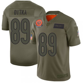 Youth Bears #89 Mike Ditka Camo Stitched Football Limited 2019 Salute to Service Jersey