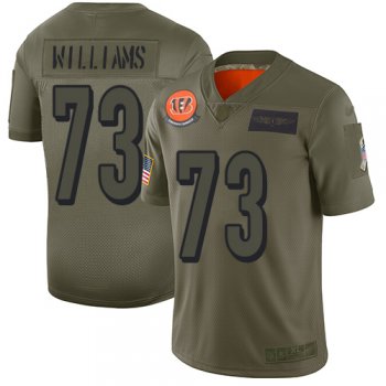 Youth Bengals #73 Jonah Williams Camo Stitched Football Limited 2019 Salute to Service Jersey