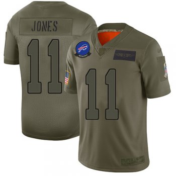 Youth Bills #11 Zay Jones Camo Stitched Football Limited 2019 Salute to Service Jersey