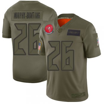 Youth Buccaneers #26 Sean Murphy-Bunting Camo Stitched Football Limited 2019 Salute to Service Jersey