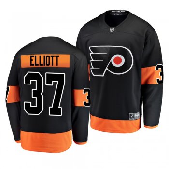 Youth Flyers Brian Elliott 2019 Alternate Black Breakaway Player Fanatics Branded Jersey