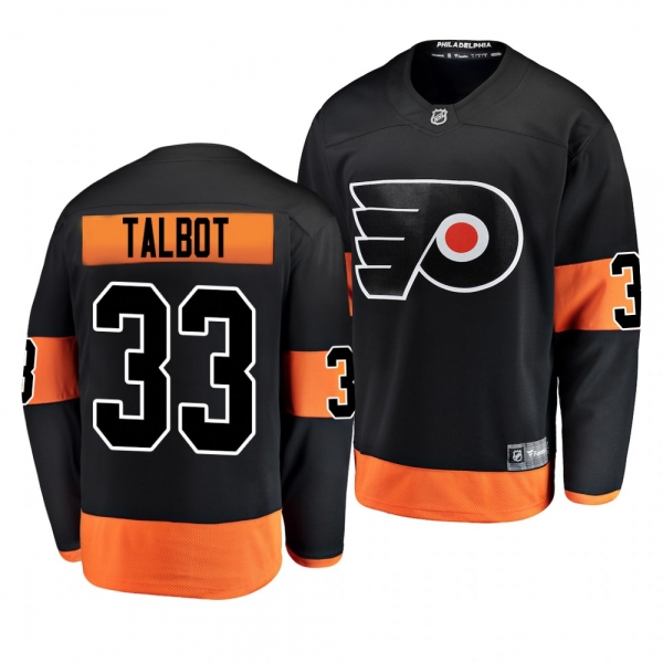 Youth Flyers Cam Talbot 2019 Alternate Black Breakaway Player Fanatics Branded Jersey