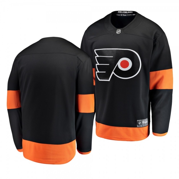 Men's Philadelphia Flyers # Alternate Breakaway Blank Jersey Black