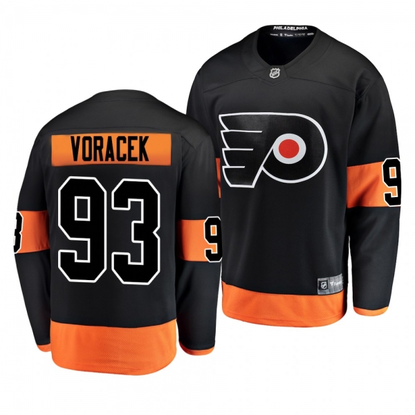 Youth Flyers Jakub Voracek 2019 Alternate Black Breakaway Player Fanatics Branded Jersey