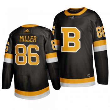 Men's Kevan Miller #86 Boston Bruins 2019-20 Adidas Authentic Third Black Jersey