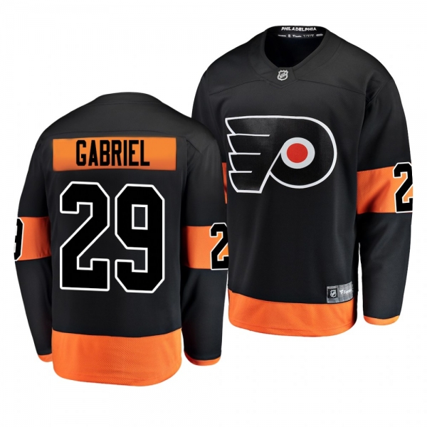 Men's Philadelphia Flyers Kurtis Gabriel Black Breakaway Player Fanatics Branded Alternate Jersey