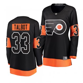 Women's Flyers Cam Talbot Breakaway Player Fanatics Branded Black Alternate Jersey