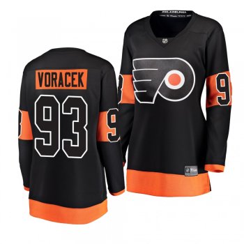 Women's Flyers Jakub Voracek Breakaway Player Fanatics Branded Black Alternate Jersey