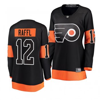 Women's Flyers Michael Raffl Breakaway Player Fanatics Branded Black Alternate Jersey