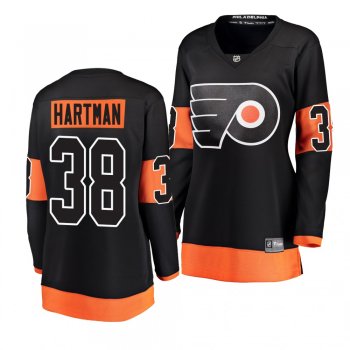 Women's Flyers Ryan Hartman Breakaway Player Fanatics Branded Black Alternate Jersey