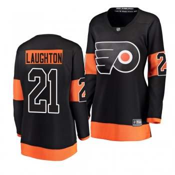 Women's Flyers Scott Laughton Breakaway Player Fanatics Branded Black Alternate Jersey