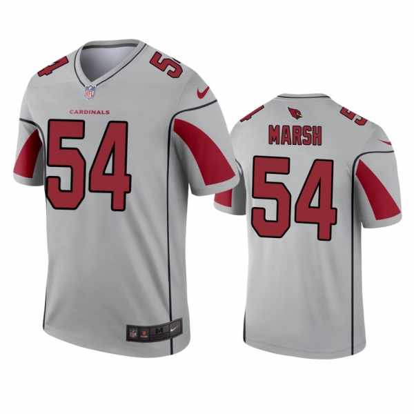 Arizona Cardinals Cassius Marsh Silver Inverted Legend Jersey