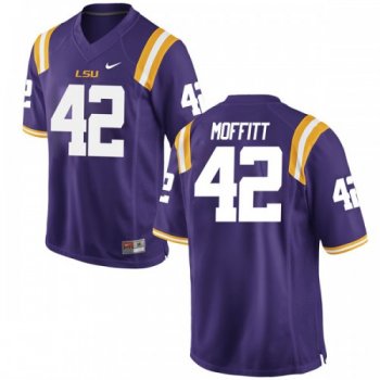 Men's Nike Aaron Moffitt LSU Tigers Game Purple Football College Jersey