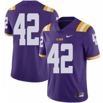 Men's Nike Aaron Moffitt LSU Tigers Limited Purple Football College Jersey