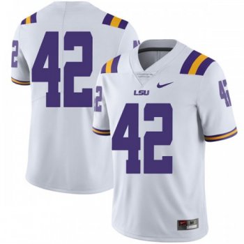 Men's Nike Aaron Moffitt LSU Tigers Limited White Football College Jersey