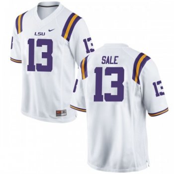 Men's Nike Andre Sale LSU Tigers Game White Football College Jersey