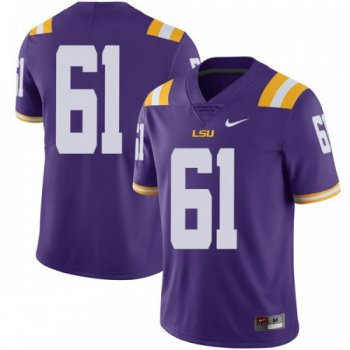 Men's Nike Cameron Wire LSU Tigers Limited Purple Football College Jersey