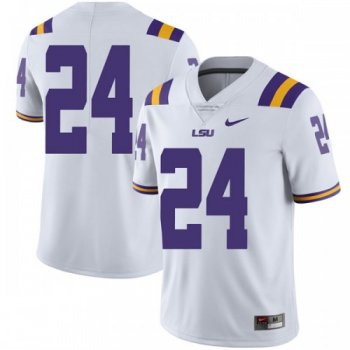 Men's Nike Chris Curry LSU Tigers Limited White Football College Jersey