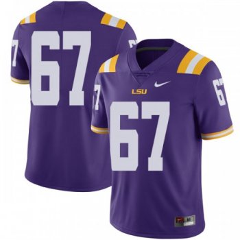 Men's Nike Cole Smith LSU Tigers Limited Purple Football College Jersey