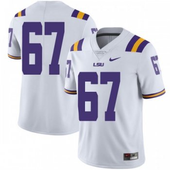 Men's Nike Cole Smith LSU Tigers Limited White Football College Jersey