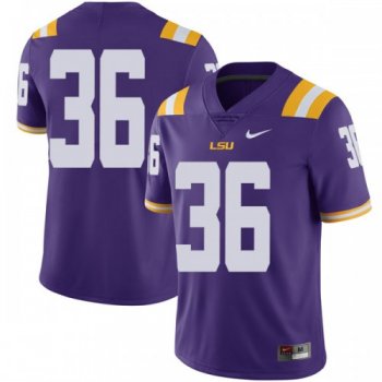 Men's Nike Cole Tracy LSU Tigers Limited Purple Football College Jersey