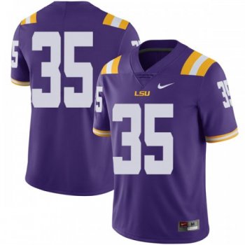 Men's Nike Damone Clark LSU Tigers Limited Purple Football College Jersey