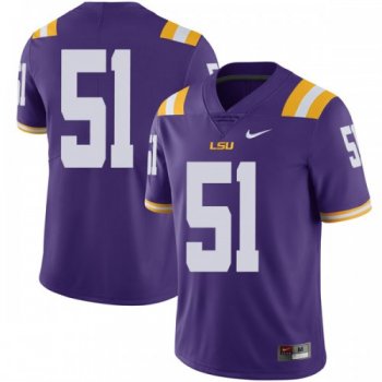 Men's Nike Dare Rosenthal LSU Tigers Limited Purple Football College Jersey