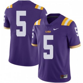 Men's Nike Daryl Edwards LSU Tigers Limited Purple Football College Jersey