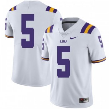 Men's Nike Daryl Edwards LSU Tigers Limited White Football College Jersey