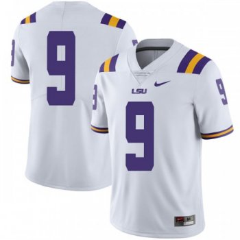 Men's Nike Grant Delpit LSU Tigers Limited White Football College Jersey