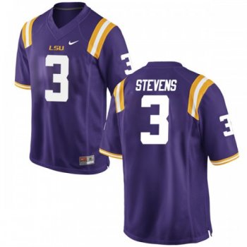 Men's Nike JaCoby Stevens LSU Tigers Game Purple Football College Jersey