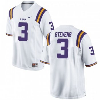 Men's Nike JaCoby Stevens LSU Tigers Game White Football College Jersey