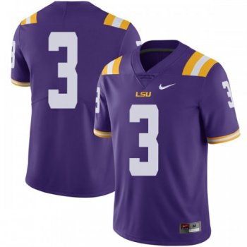 Men's Nike JaCoby Stevens LSU Tigers Limited Purple Football College Jersey