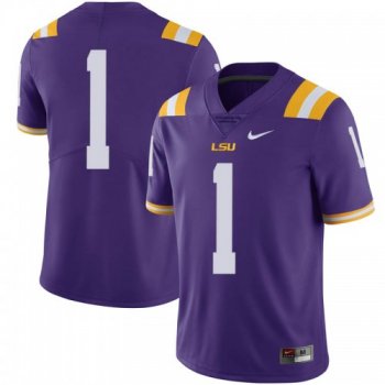 Men's Nike Jamarr Chase LSU Tigers Limited Purple Football College Jersey