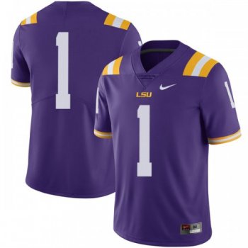 Men's Nike Kelvin Joseph LSU Tigers Limited Purple Football College Jersey