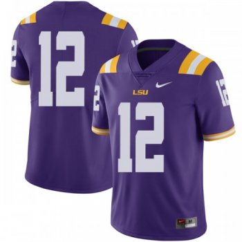 Men's Nike Marshall Graves LSU Tigers Limited Purple Football College Jersey