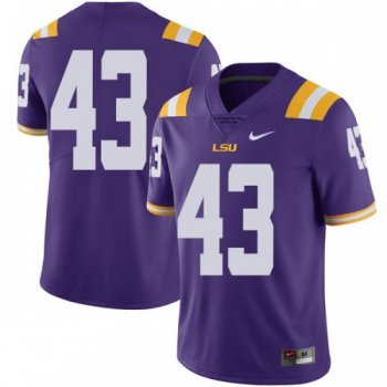 Men's Nike Matt Brock LSU Tigers Limited Purple Football College Jersey