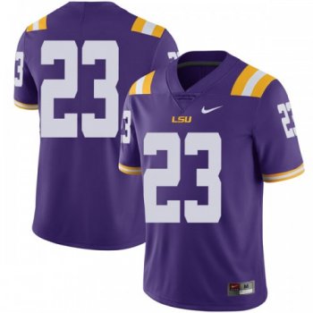 Men's Nike Micah Baskerville LSU Tigers Limited Purple Football College Jersey